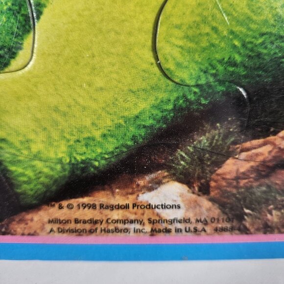 Vintage 1998 Teletubbies Dipsy Tray Cardboard Puzzle and Plush Milton Bradley - Picture 4 of 15